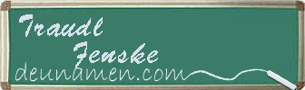 Traudl Fenske Visitenkarte